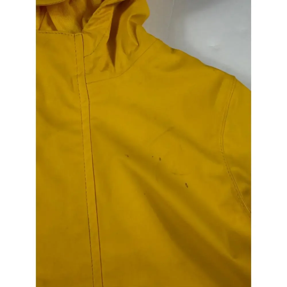 Cat & Jack Yellow Hooded Rain Jacket Toddler size 2
